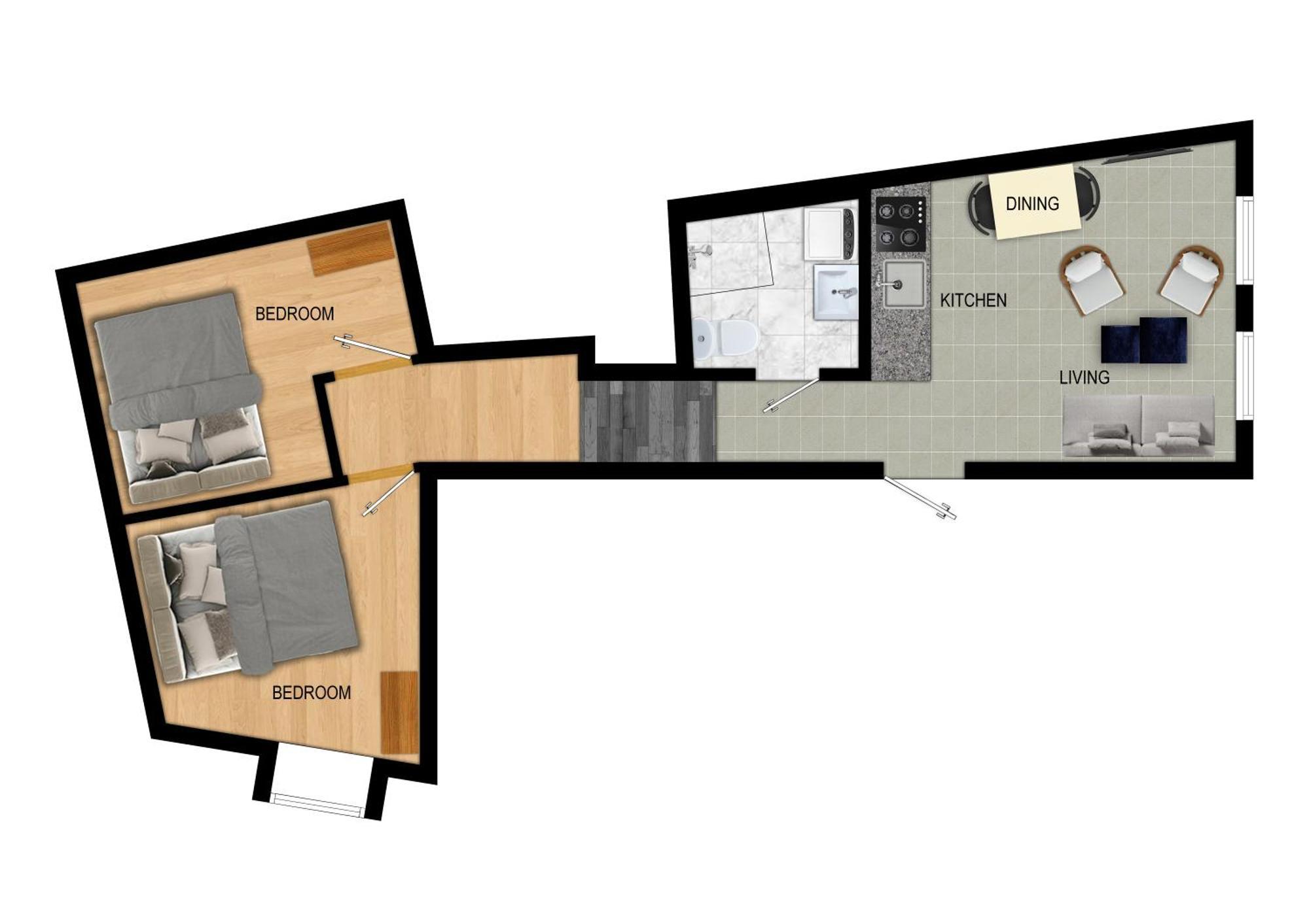 Renovated Jan 24 - Queen Beds - Behind Bryggen Bergen Bagian luar foto